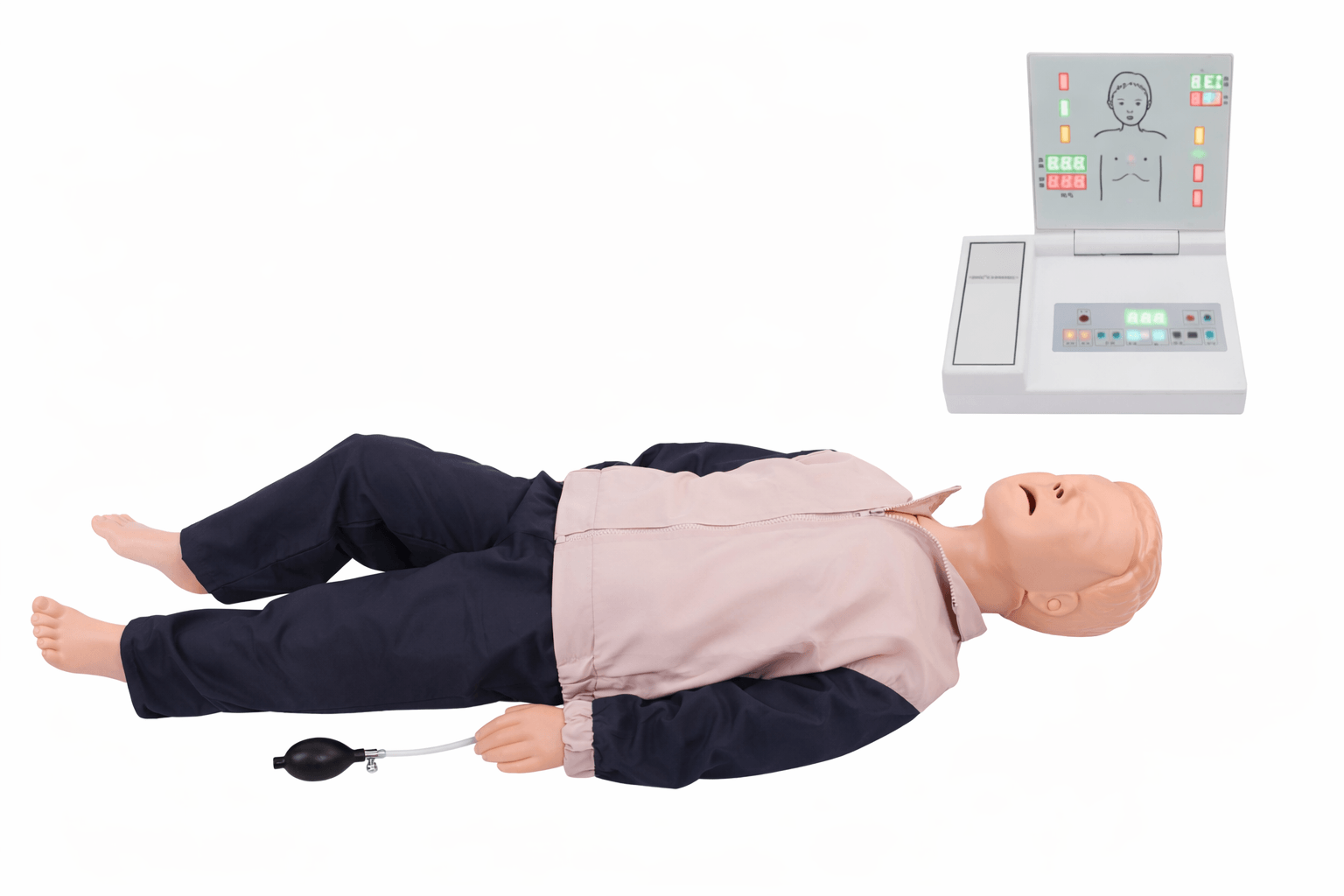 Child CPR Training Manikin
(with CPR Feedback Monitor)
