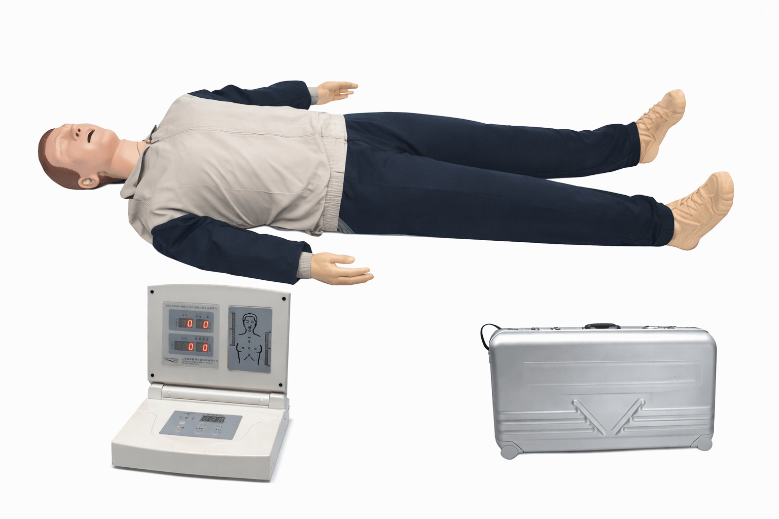 Full-Body CPR Training Manikin
(with CPR Feedback Monitor & Printer)
