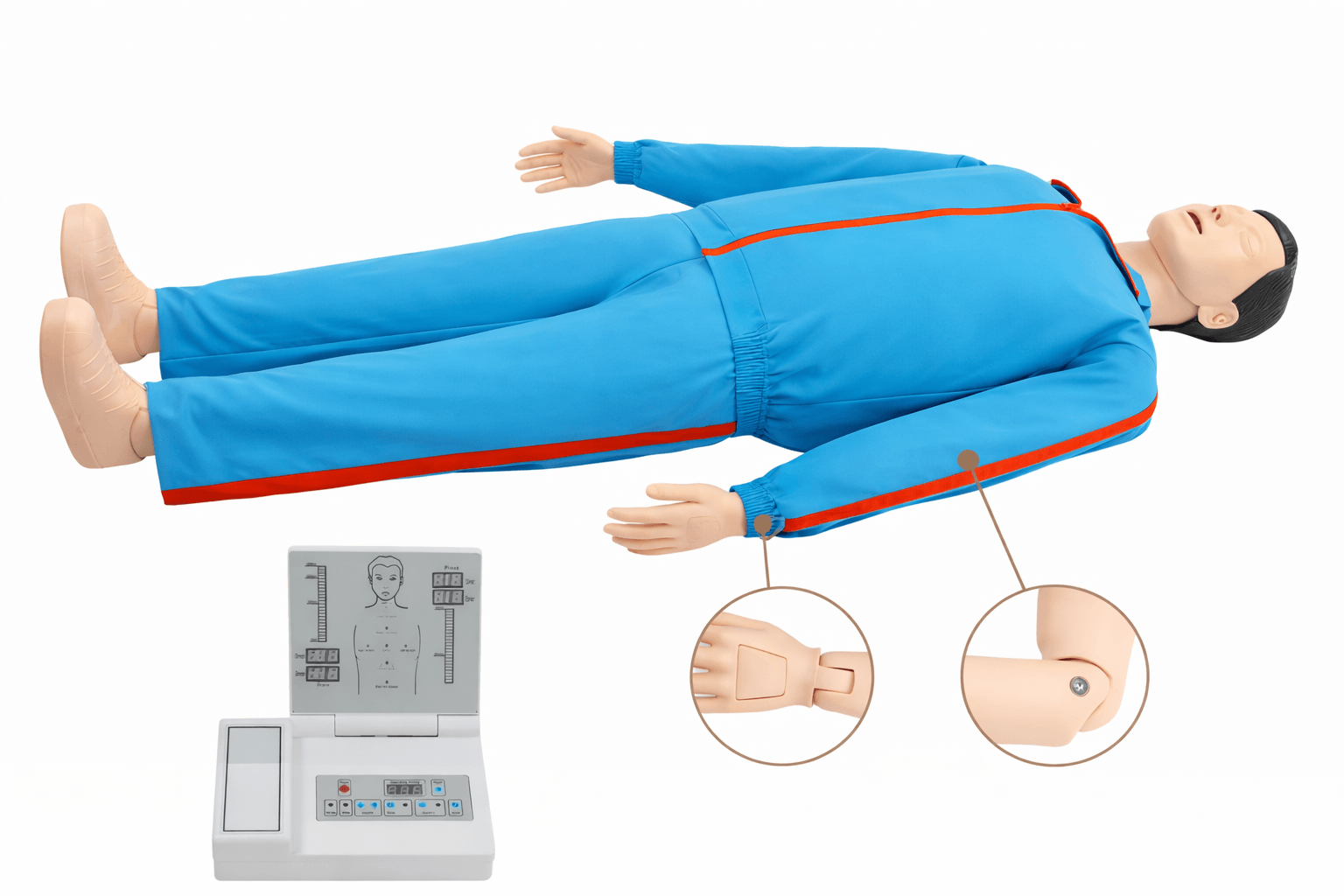 Full-Body CPR Training Manikin (with Enhanced Feedback Monitor)