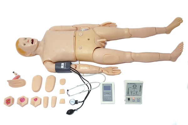 Advanced Nursing Simulator with CPR and Blood Pressure