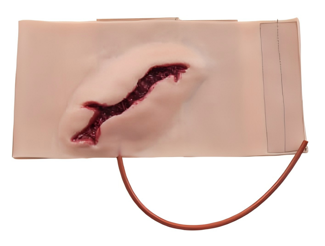 Leg wound bleeding control training module