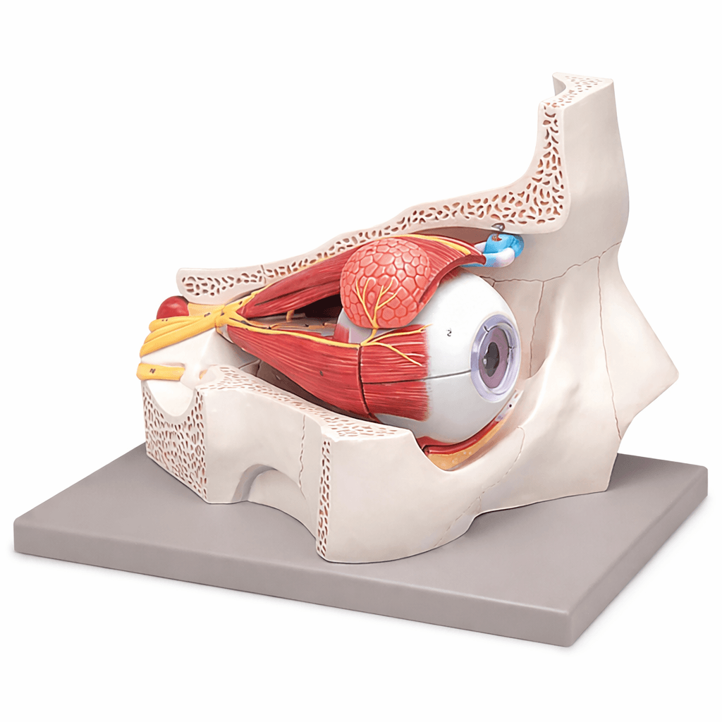 Eye and Orbit Model (5× Enlarged), 11 Parts